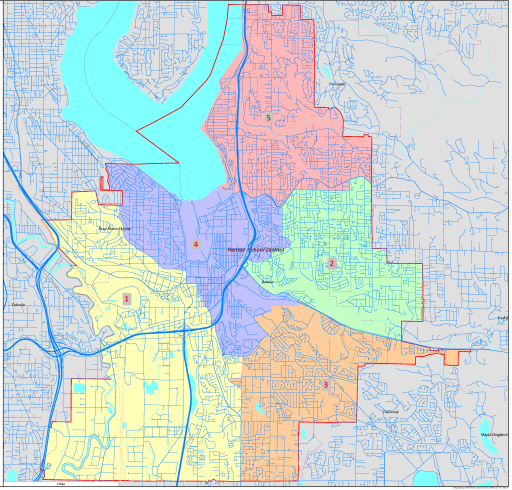 Map of top-rated schools in Renton WA